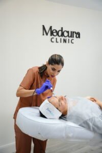 PRP microneedling treatment for acne scars, fine lines and skin rejuvenation in the UK